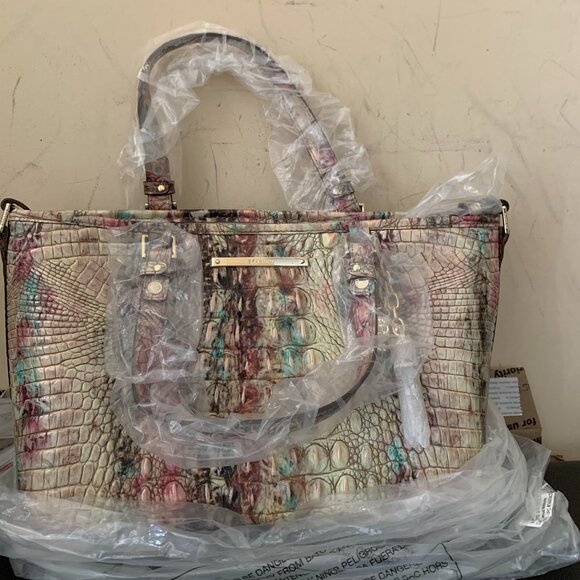 Brahmin Handbags - Brahmin mini asher Amethyst Tote NWT